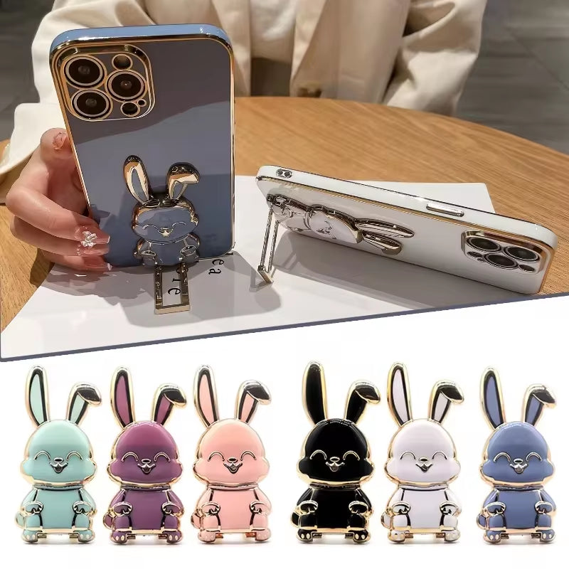 Finger Ring Phone Holder – Ultra-Thin Cartoon Rabbit Design