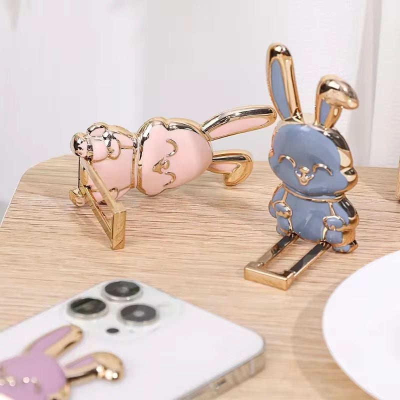 Finger Ring Phone Holder – Ultra-Thin Cartoon Rabbit Design