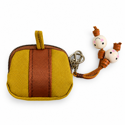 Handmade Mustard Yellow Case  for AirPods Pro 3 whit keychain