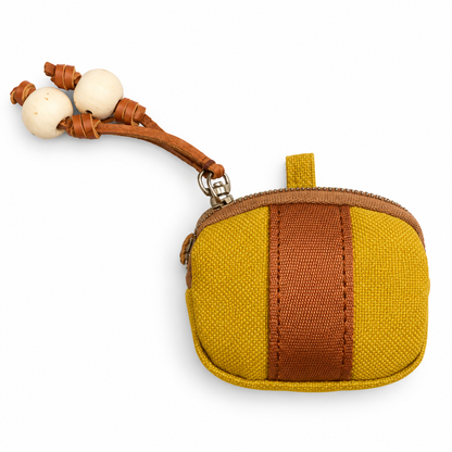 Handmade Mustard Yellow Case  for AirPods Pro 3 whit keychain