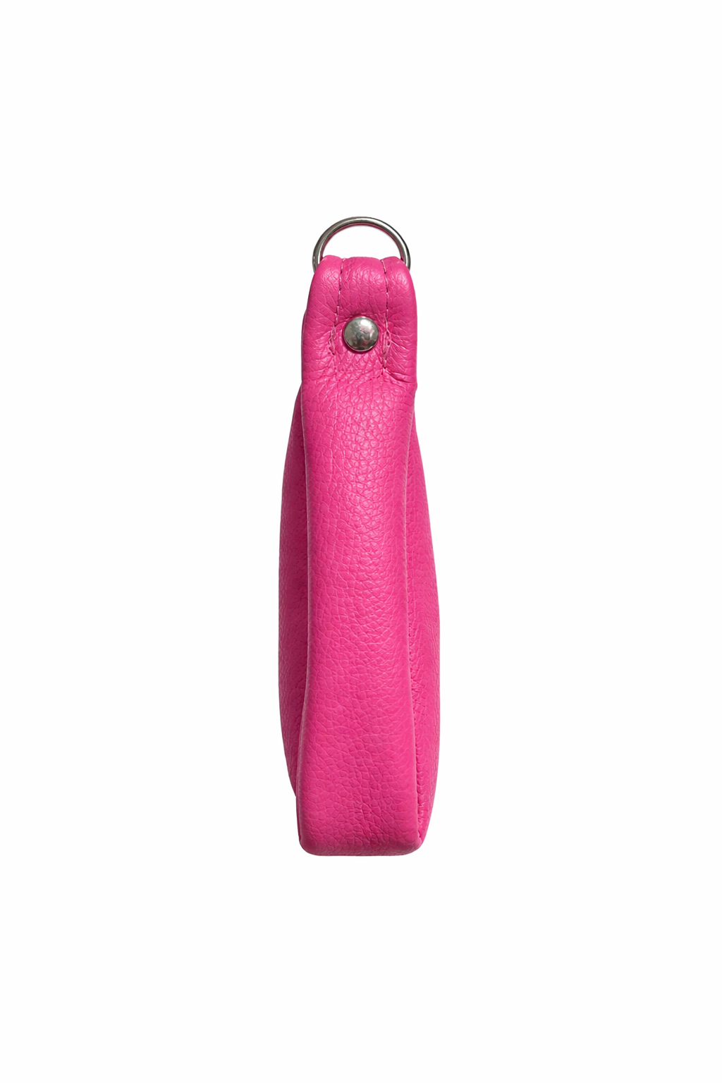 Pink Leather Shoulder Bag for women / Mini Hande Made Crossbody Purse