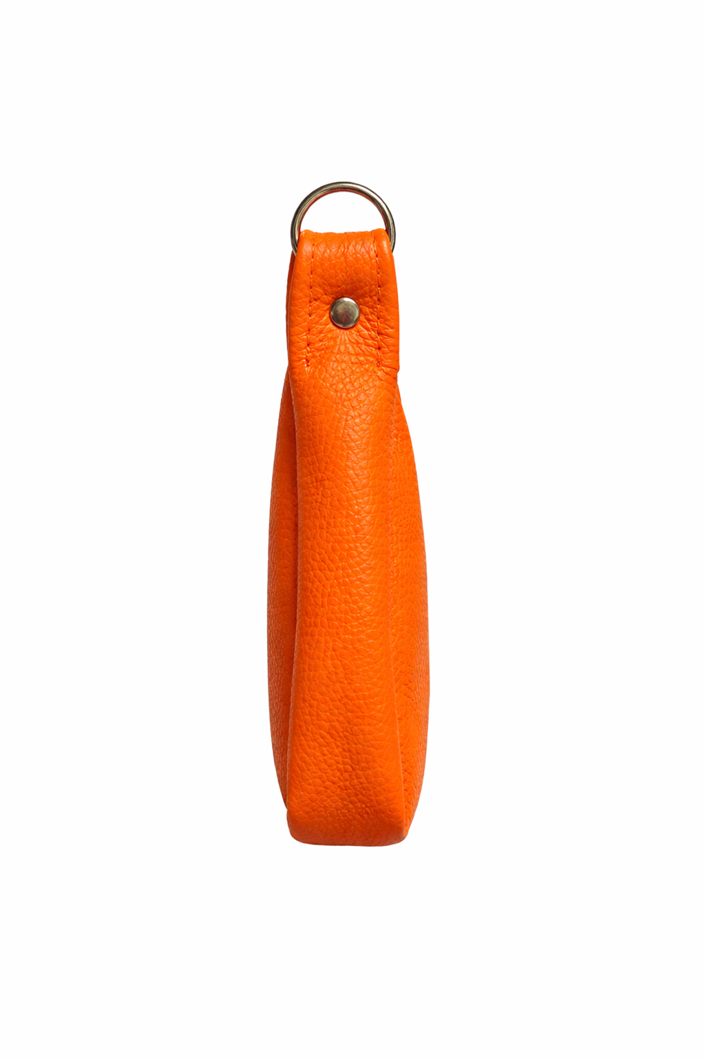 Handmade Genuine Leather Mini Orange Shoulder Bag