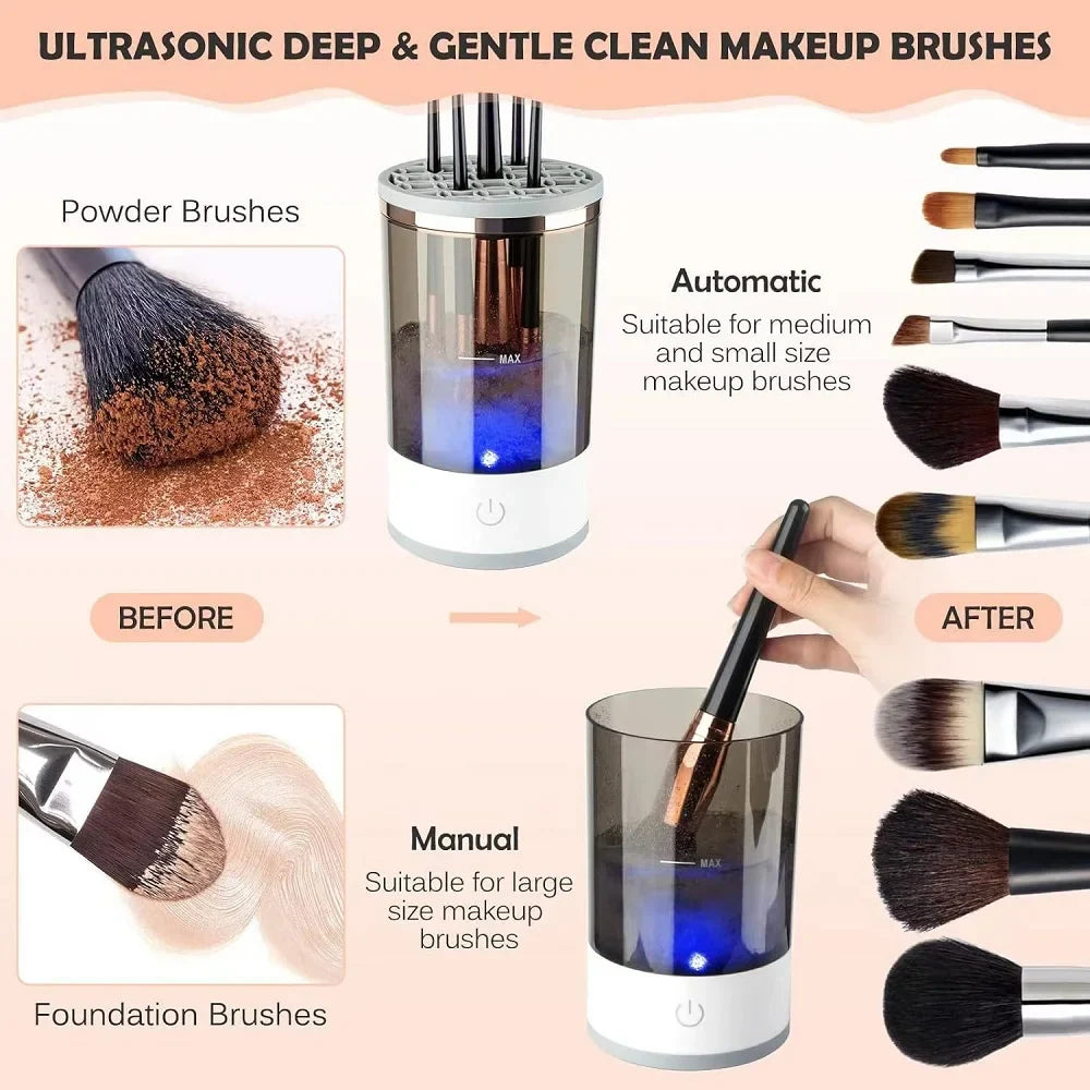 "Revolutionize Your Brush Care: Clean and Dry in Seconds"